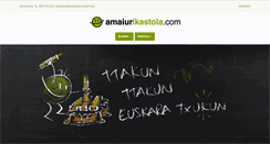 Desktop Screenshot of amaiurikastola.com